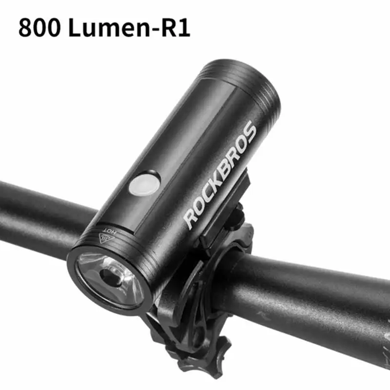 Велосипедный передний фонарь водонепроницаемый зарядка через USB 400 лм 800