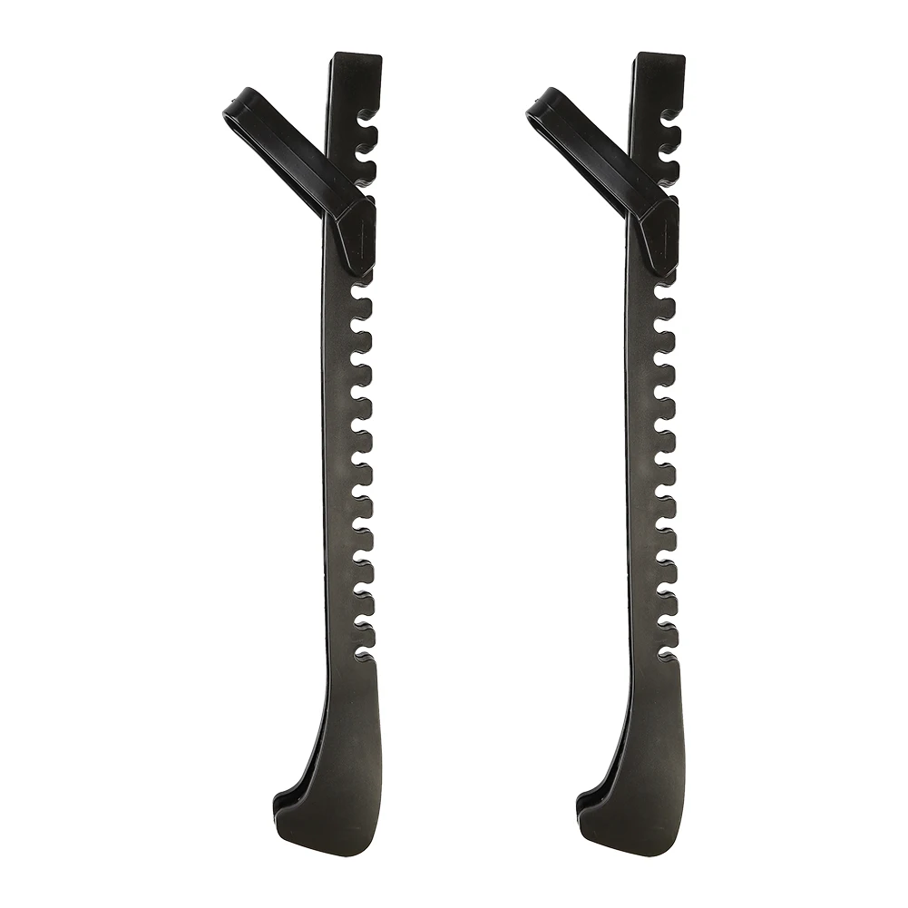 1 Pair EVA Ice Skate Blade Protectors With Adjustable Buckle (black)