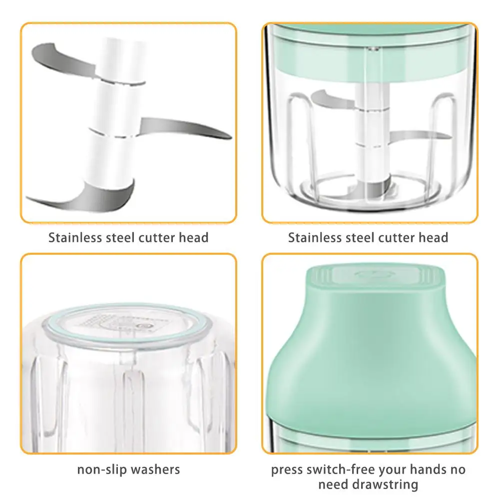 100 мл Мини электрическая чесночная Мельница USB зарядка измельчитель пресс