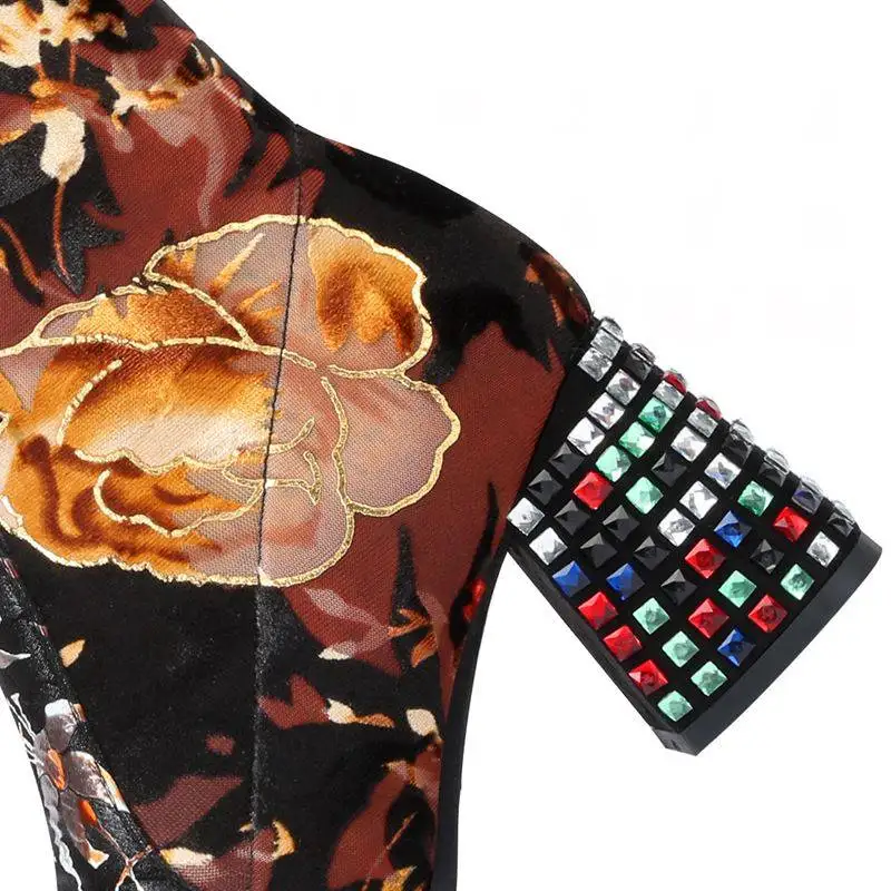 ZALAVOR/женские ботильоны из натуральной кожи модная обувь в этническом стиле