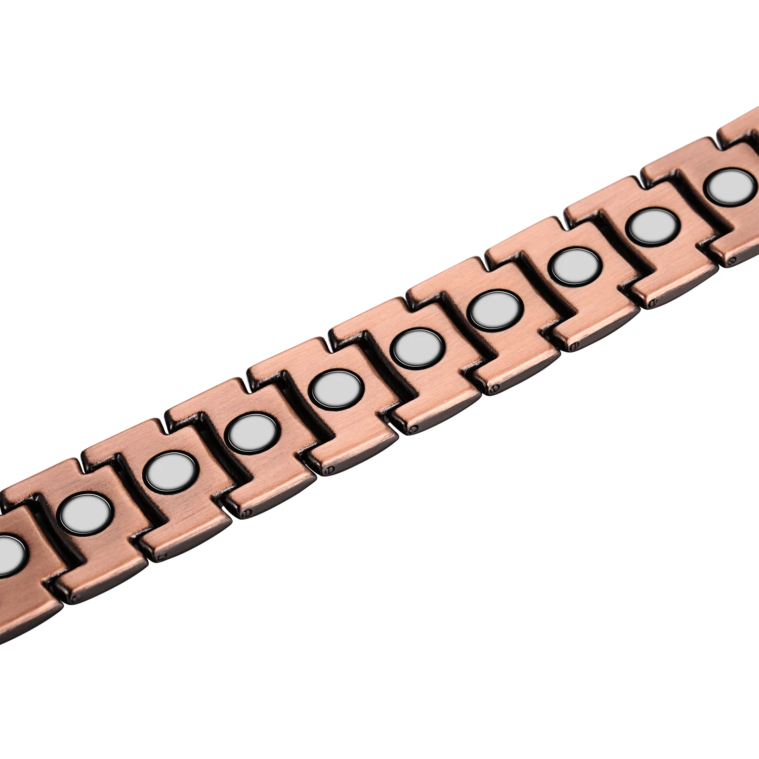 Браслеты WelMag с лечебной энергией медные браслеты для мужчин ретро черным