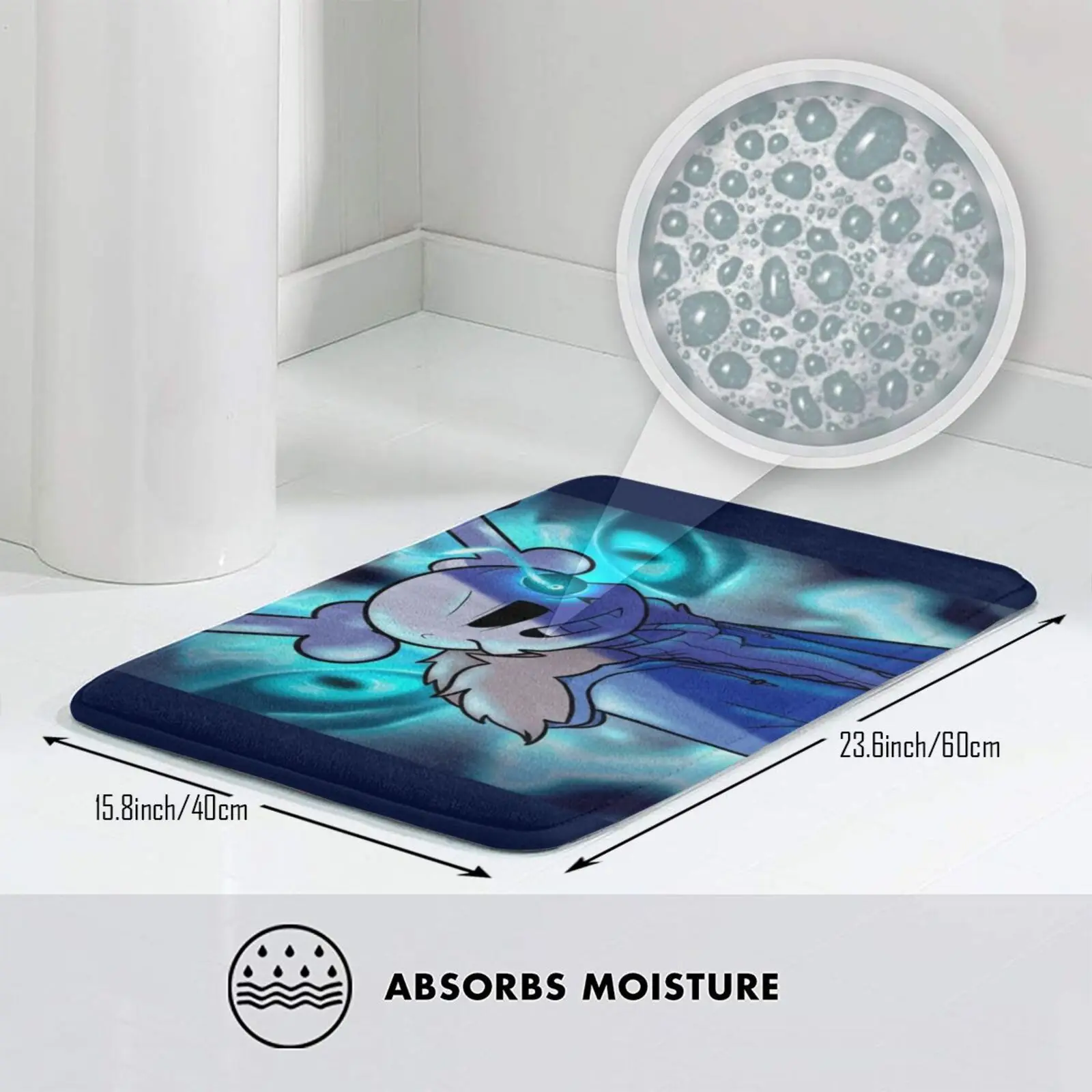 Коврик-подстилка Sans Undertale мягкий коврик-подстилка без рисунка