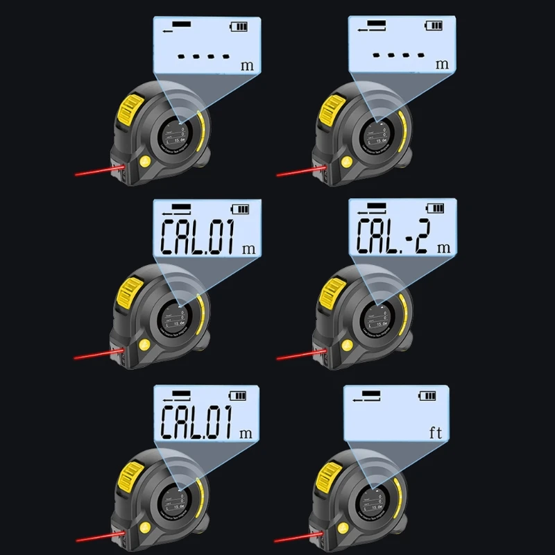 

Infrared Laser Tape Measure Digital Range Finder 40M Measurement Distance Meter Circular Roller Range Finder Ruler