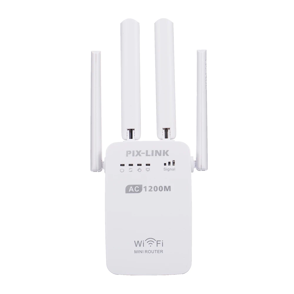 

PIX-LINK AC05 1200Mbps Dual Frequency 2.4G 5G Wireless Repeater High Speed 5G Gigabit Wifi Router Antenna