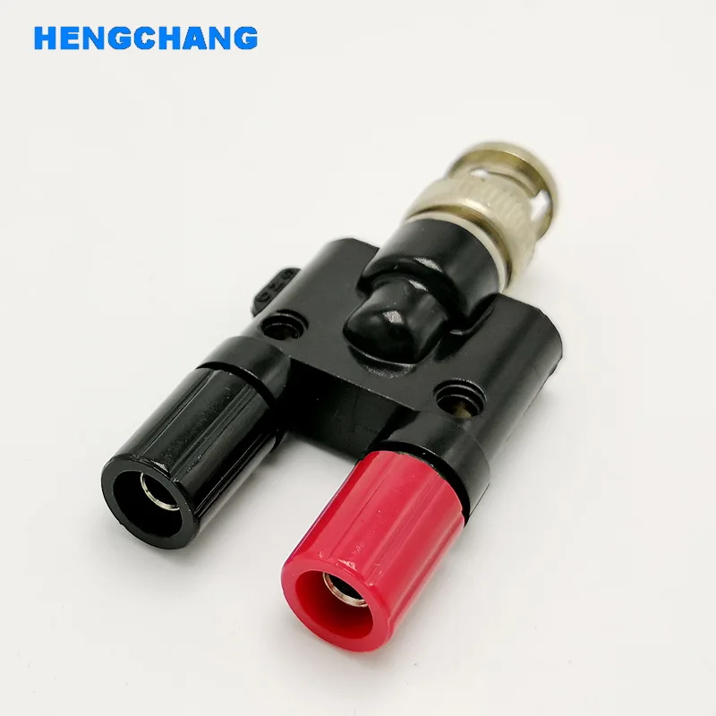 BNC до 4 мм banana socket adapter штекер на два банана Jack Женский коаксиальный адаптер банан