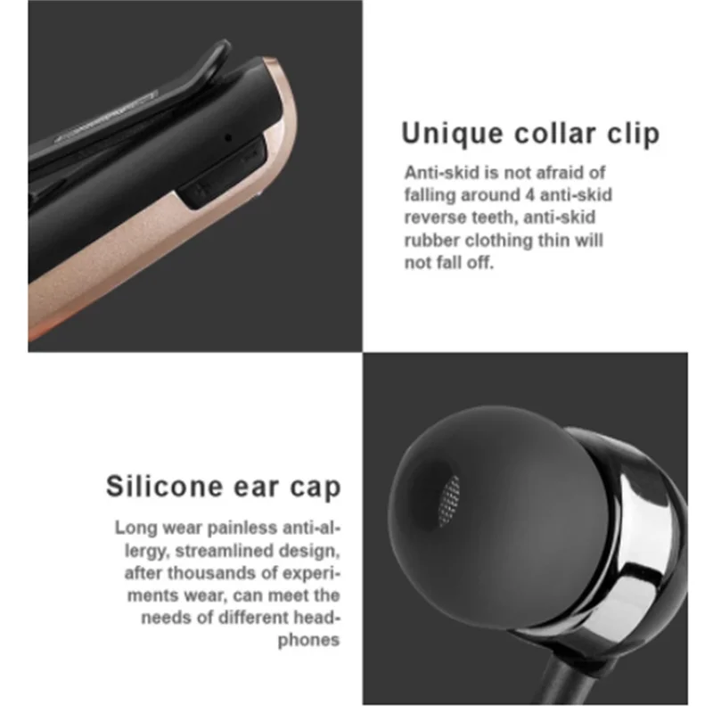 Беспроводные наушники-вкладыши Fineblue F PLUS Business с поддержкой Bluetooth 5 0 и клипсой |