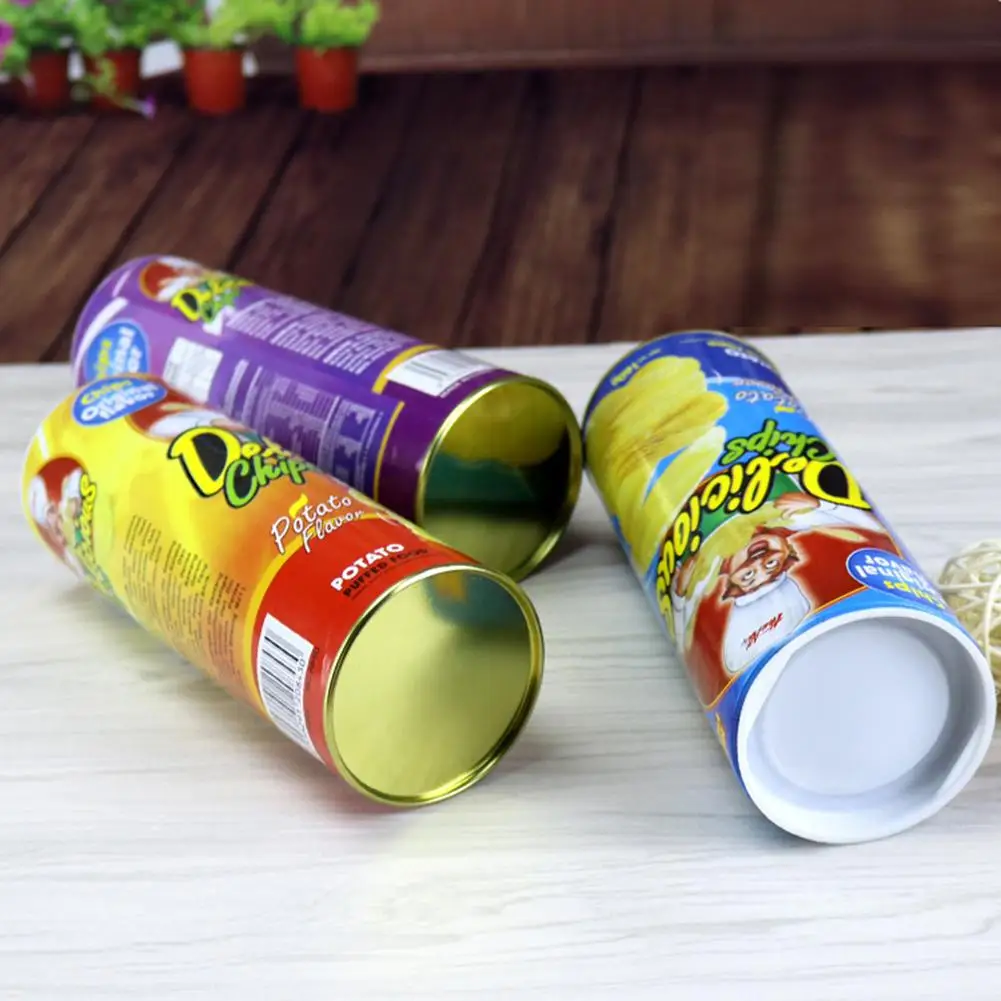 Игрушка для трюков с картофельными чипсами имитация змеи в банке розыгрыш