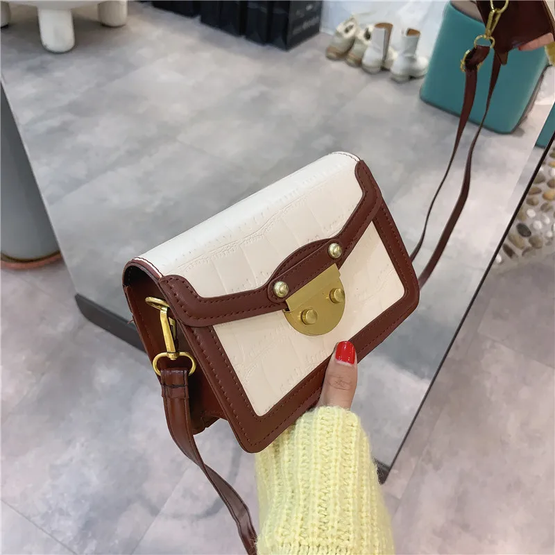 

Winter Fashion And High Quality PU Leather Shoulder Bag For Women 2020 New Stone Pattern Handbag For Female Crossbody Bag