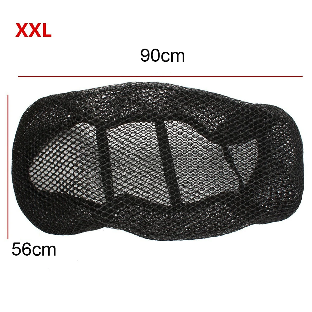 

Summer Motorcycle Seat Cushion Cover M/L/XL/XXL Net 3D Mesh Protector Insulation Cushion Cover Electric Bike Universal