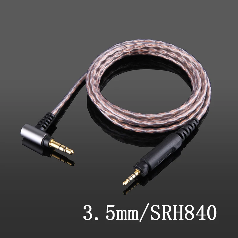 Однокристальный медный кабель для наушников Shure SRH840 SRH940 SRH740 SRH440 750 SHP8900 SHP9000 SHP895 4