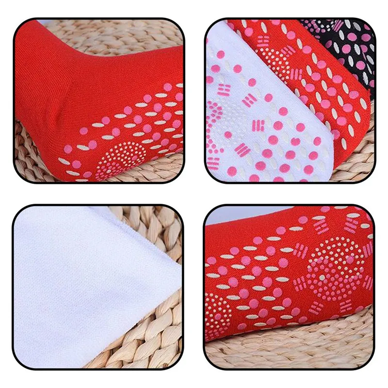 

Winter Self-heating Sock For Women Men Comfortable Self-heating Spots Get Warmer Cotton Mid Sock Suit for 37-44 EUR Feet
