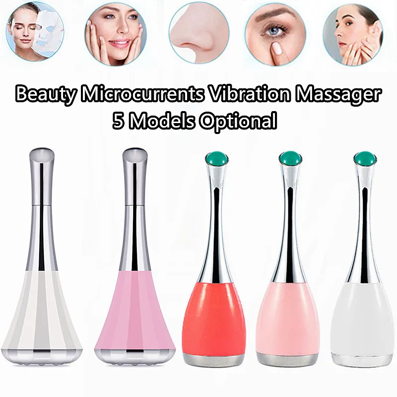 

5 Styles 3D Face Lifting Eye Messager Tool Wrinkle Remover Tighten Skin Microcurrents Vibration Massager 2021 Hot Sale