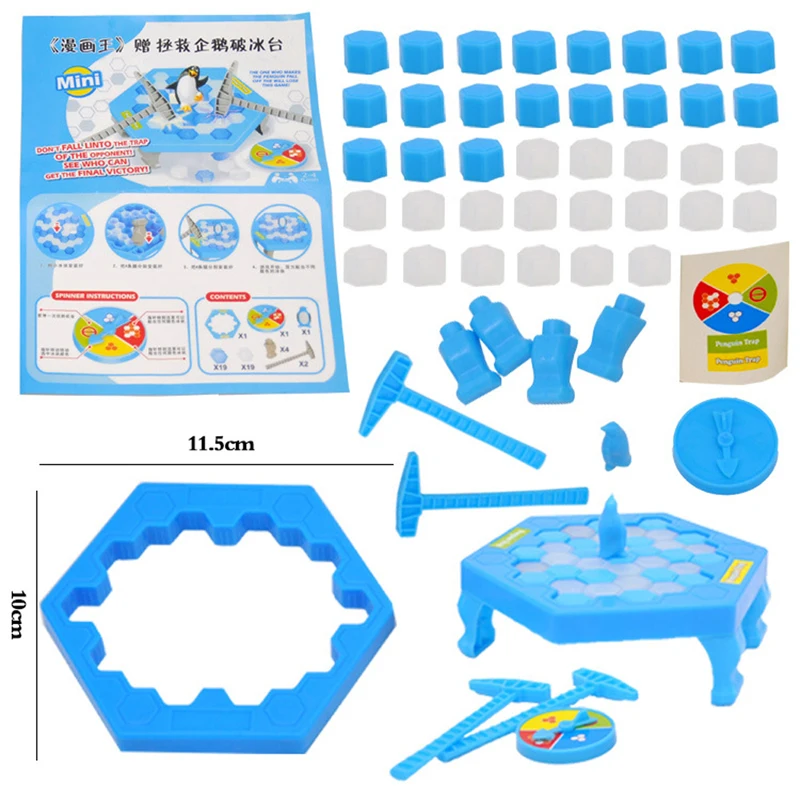 Mini Save The Penguin Ice Breaking Great Family забавные настольные игры детские игрушки подарки