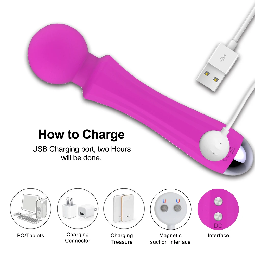 Мощная волшебная палочка AV Вибратор секс игрушки для женщин Стимуляция клитора