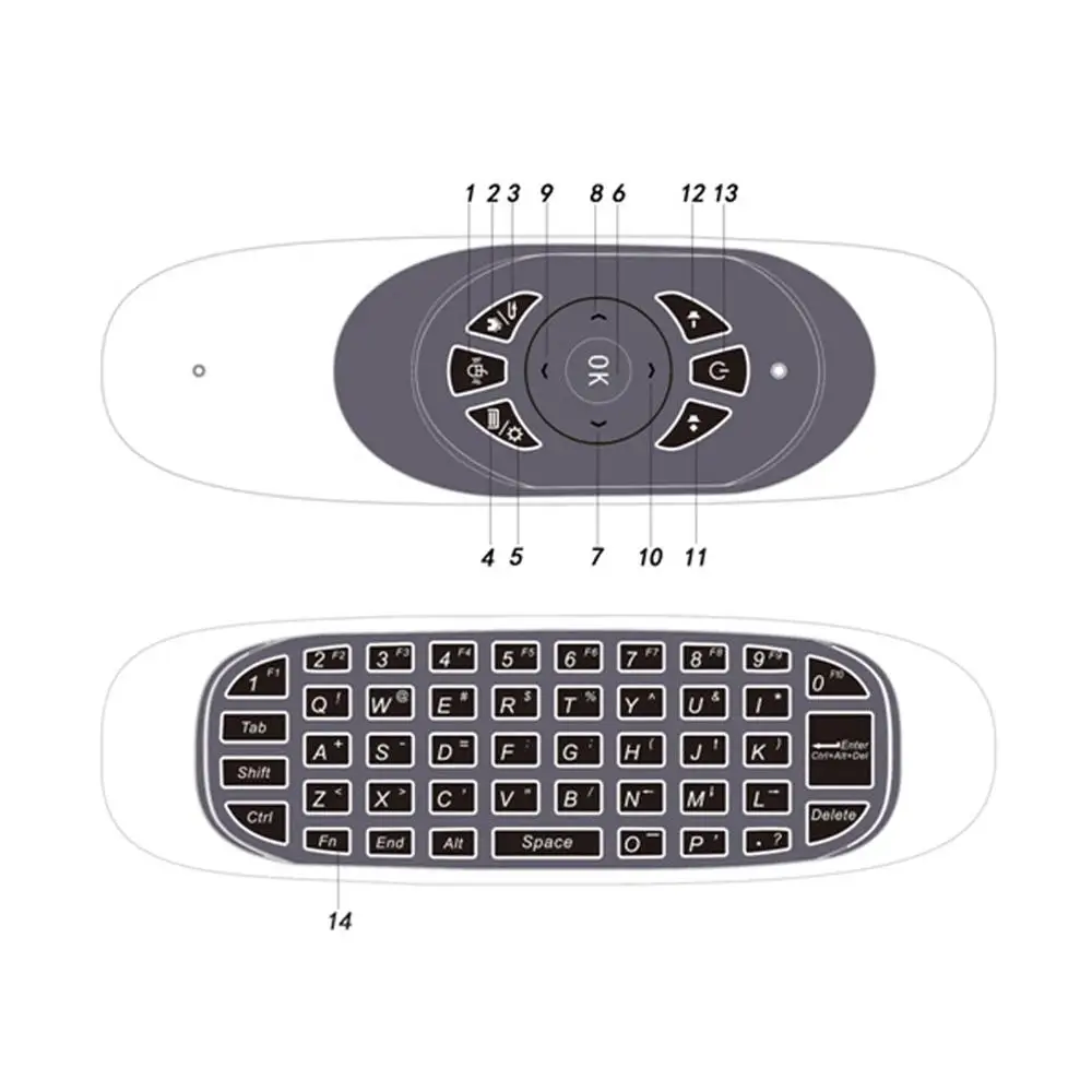 C120 RGB 3 подсветка воздушная мышь беспроводная клавиатура с подсветкой G64