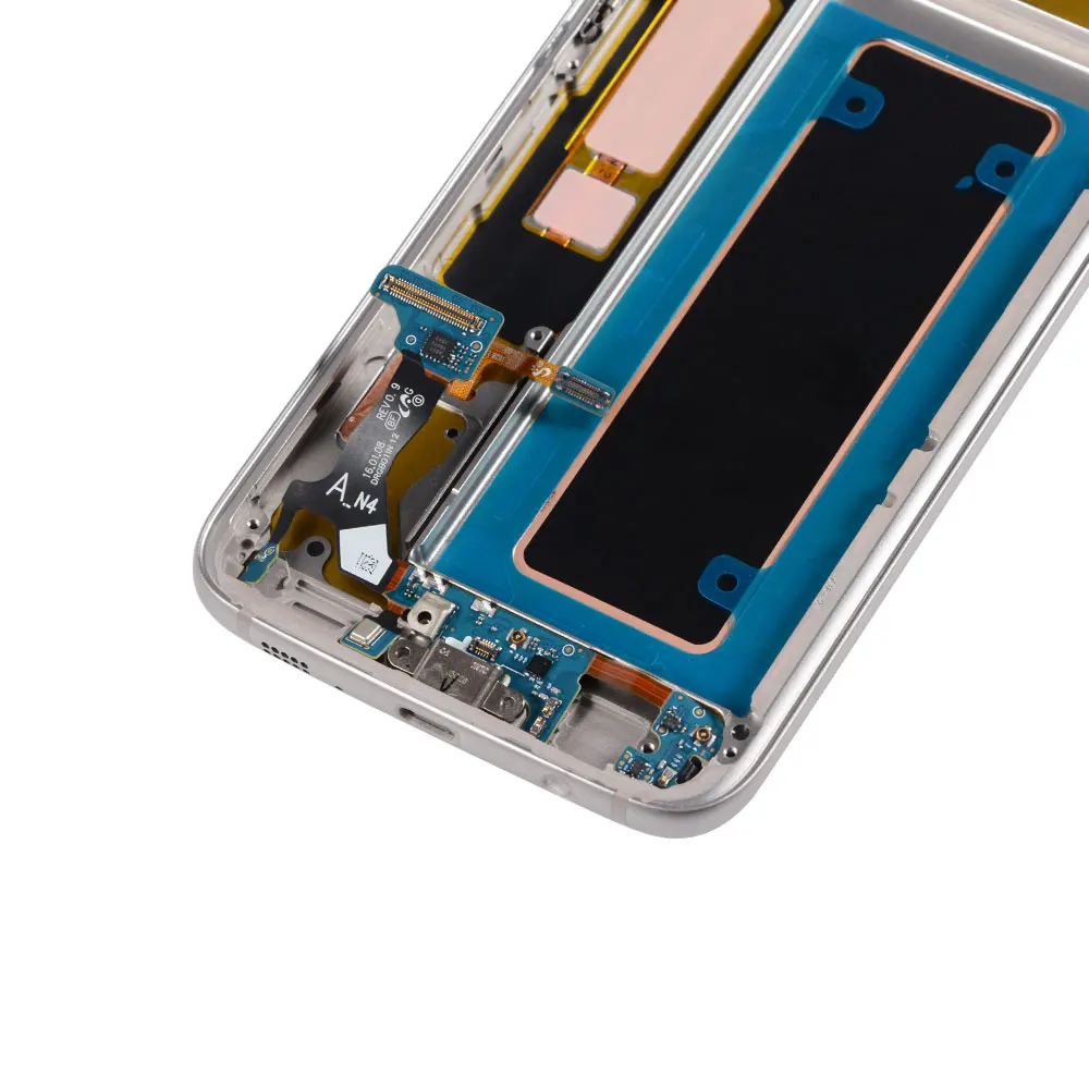 С большим Burnshadow оригинальный Amoled LCD для Samsung Galaxy S7 edge G935 G935F ЖК-дисплей + сенсорный