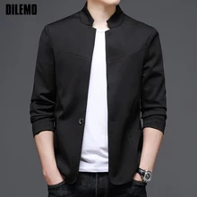 Top Grade New Style Brand Casual Fashion Slim Fit Classic Business Royal Blue Men Suit Jackets Blazer Coats Men's Clothing (4)