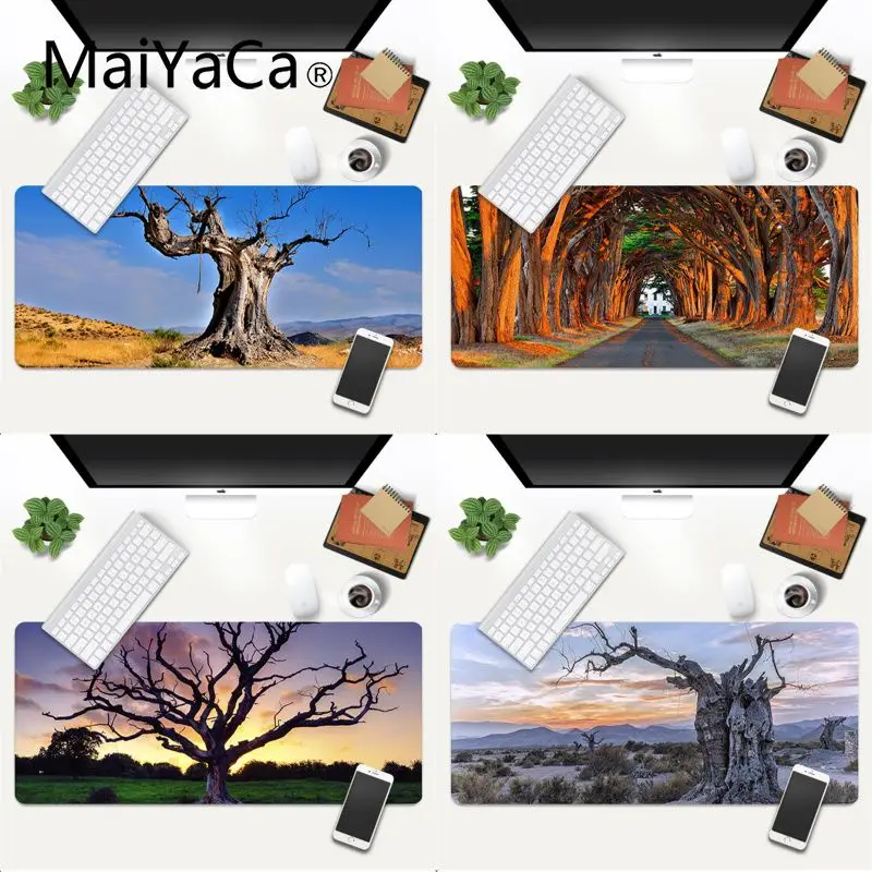 

MaiYaCa 2020 New Trees Rubber Mouse Durable Desktop Mousepad Gaming Mouse Mat xl xxl 800x400mm for world of warcraft