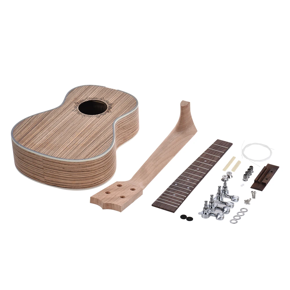 Укулеле Tenor Ukelele комплект сделай сам для гавайской гитары гриф из розового дерева