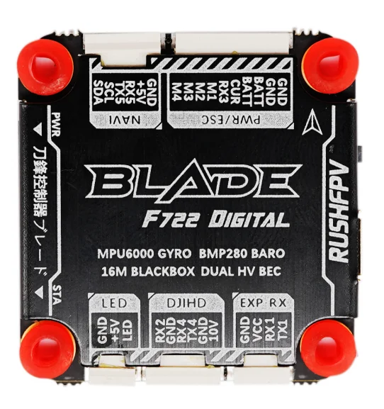 RUSHFPV-Dron Digital de carreras sin escobillas, 30,5mm, F722, pila 50A, 3-6S, BLHeli_32, 4 en 1, ESC, Freestyle, 4S, 6S-1