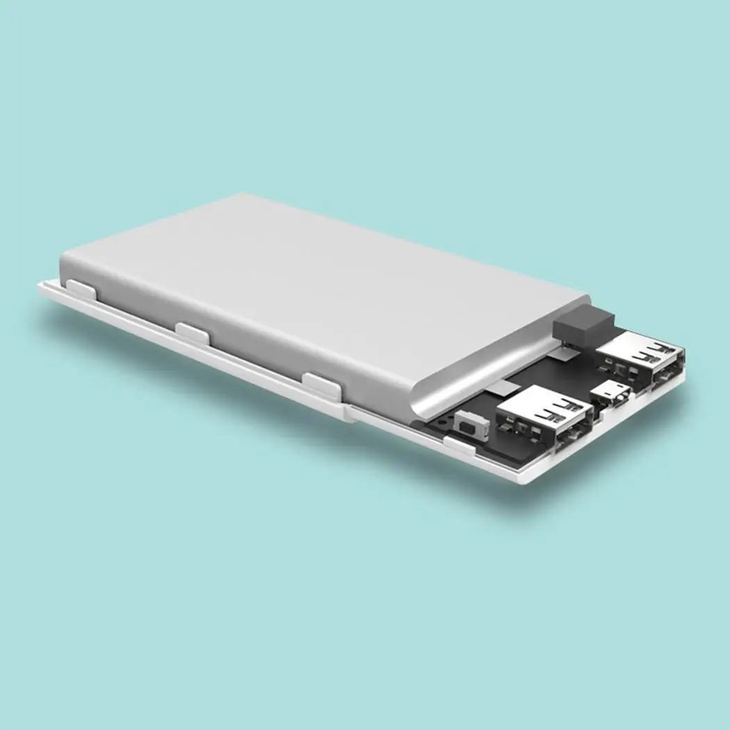 Мини банк питания 6000 мАч Utral тонкий Банк портативное зарядное устройство Внешний