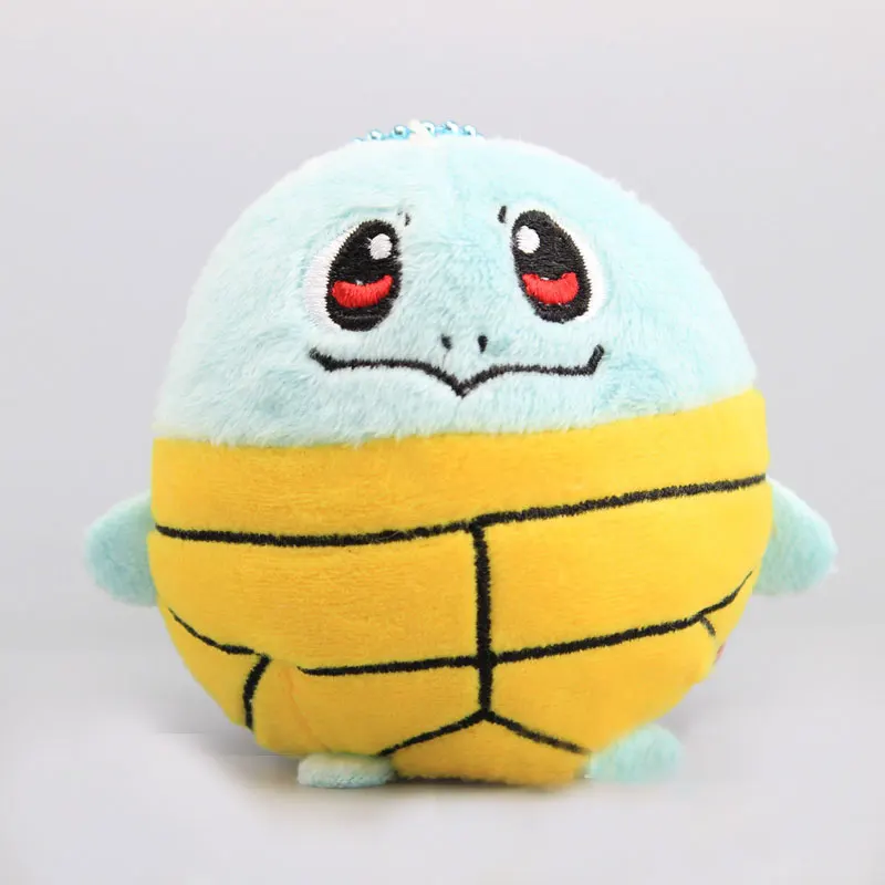 9 см Аниме Пикачу плюшевые игрушки кукла Peluche Kawaii Прекрасный Squirtle Charmander Eevee мягкие игрушки брелок кулон для женщин детский подарок