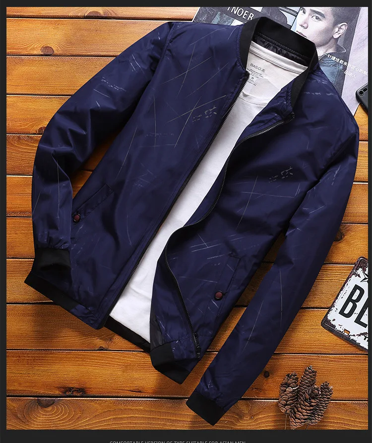 

Spring Autumn New Hot Selling Men Coat Fashion Jacket Outdoor Travel Coats Jackets Zip Cardigan Casual Homme Clothing M-4XL