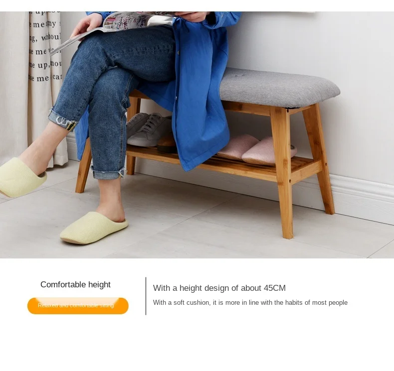 Скамейка для смены обуви простой скамейка в скандинавском стиле из натурального