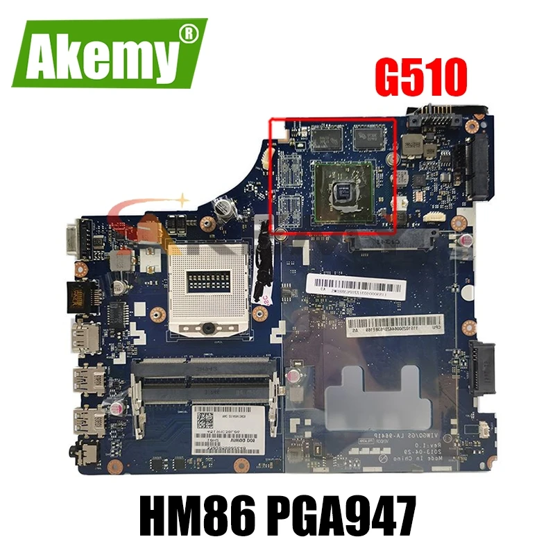 VIWGQ/GS LA 9641P для ноутбука Lenovo G510 материнская плата HM86 PGA947 DDR3L 100% полностью