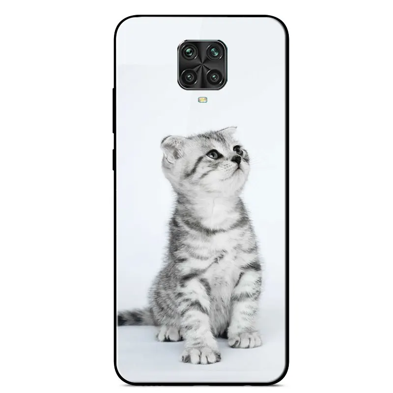 

For Redmi Note 9S Case Colorfull Marble Glass Hard Phone Case For Xiaomi Redmi Note 9S 6.67 inch Luxury Painted Protective Cover