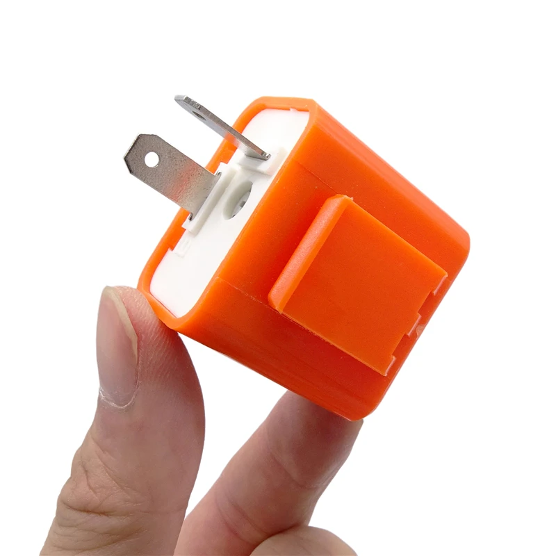 12 В Универсальный 2 контактный Светодиодный проблесковый реле мотоциклетный