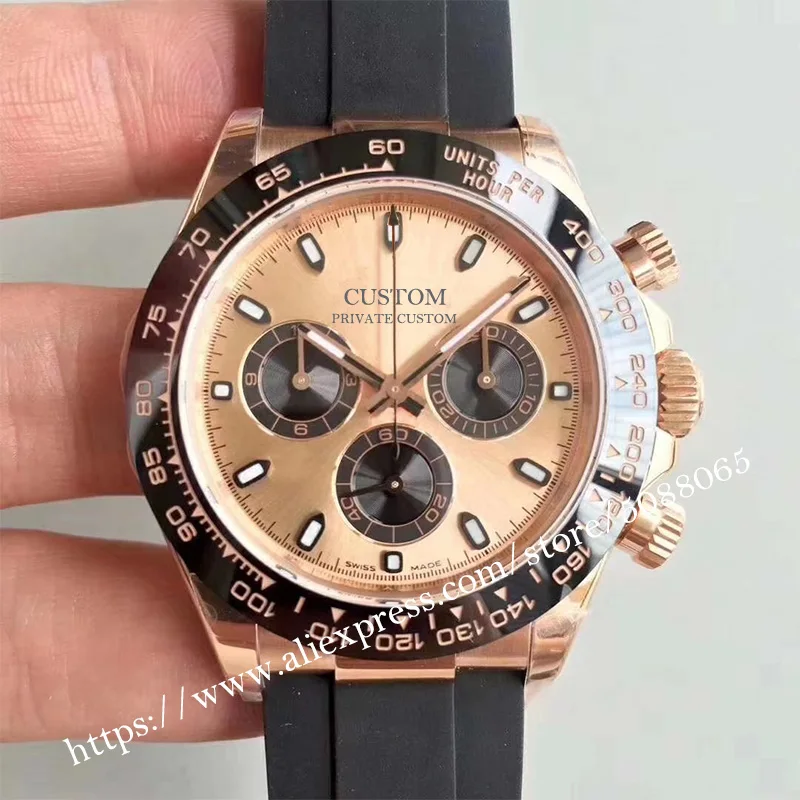 

watch 39mm luxury brand automatic mechanical watch for the Men's watches men sapphire glass stainless steel case 6