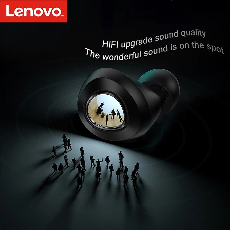 Оригинальные беспроводные наушники Lenovo HT10 True TWS BT5.0 с глубокими басами HD стерео