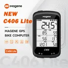 Велосипедный компьютер Magene C406 Lite, беспроводной умный GPS-спидометр, датчик частоты вращения педалей, Bluetooth, ANT, одометр