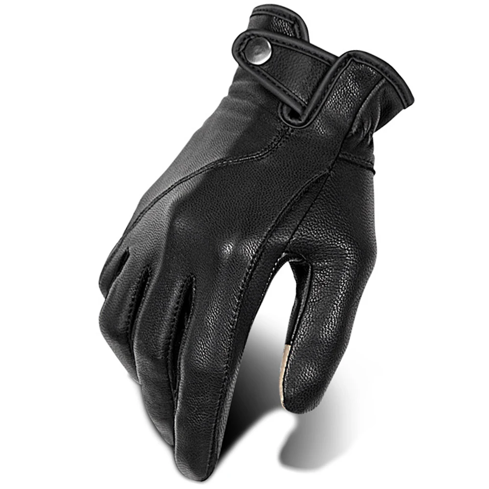 

Велосипедные перчатки из натуральной овечьей кожи, водонепроницаемые мотоциклетные перчатки, Нескользящие Зимние перчатки для сенсорных ...