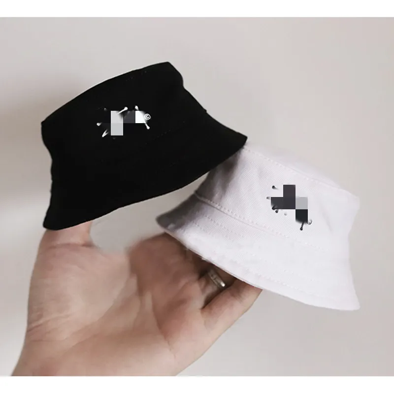 BJD-Sombrero de pescador para muñeca, gorra blanca y negra para 1/4 MSD 17 