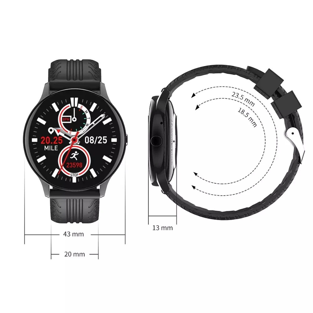 

Women Bluetooth Call Smart Watch S8 1.28 Inch Full Touch 2.5D Curved Screen Heart Rate Sleep Monitor Fitness Tracker Smartwatch