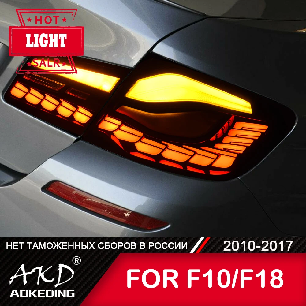 For BMW F10 F18 tail Lamp 2011-2017 Car Accessory Fog Lights Day Running Light DRL H7 LED Bi Xenon Bulb F10 F18 taillights