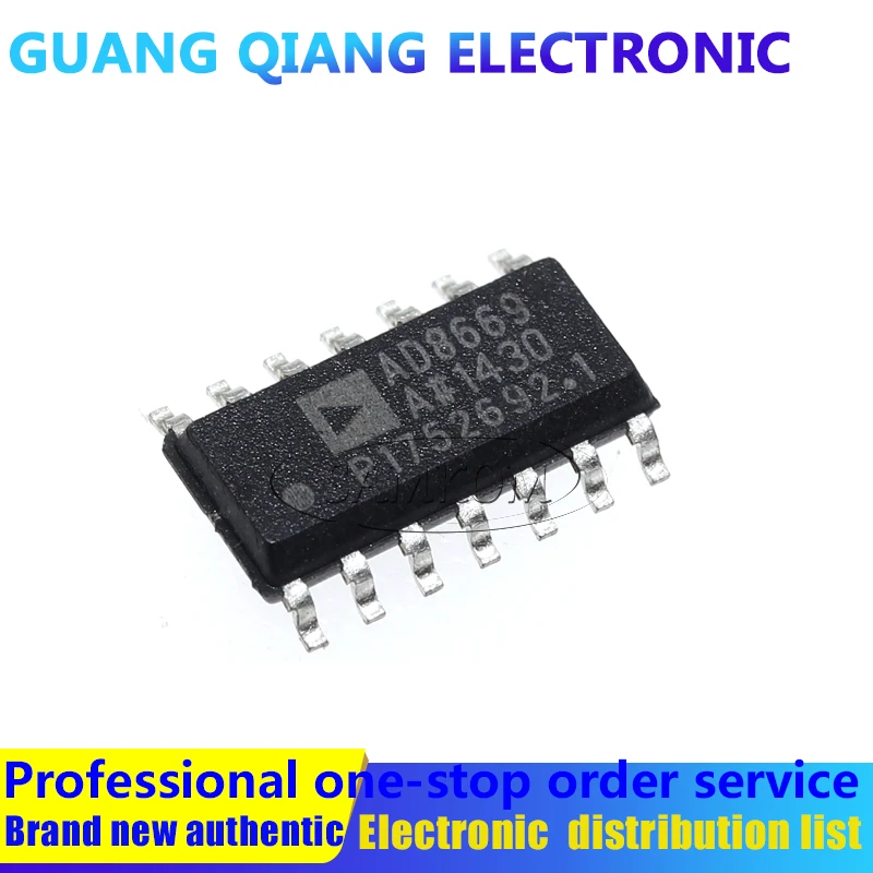 

AD8669ARZ IC OPAMP GP 4 цепи 14soic