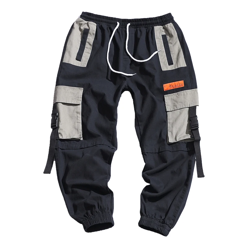 

Men's overalls Japanese Korean street hip hop trendy sports pants loose legged casual pants large joggers trousers fashion baggy