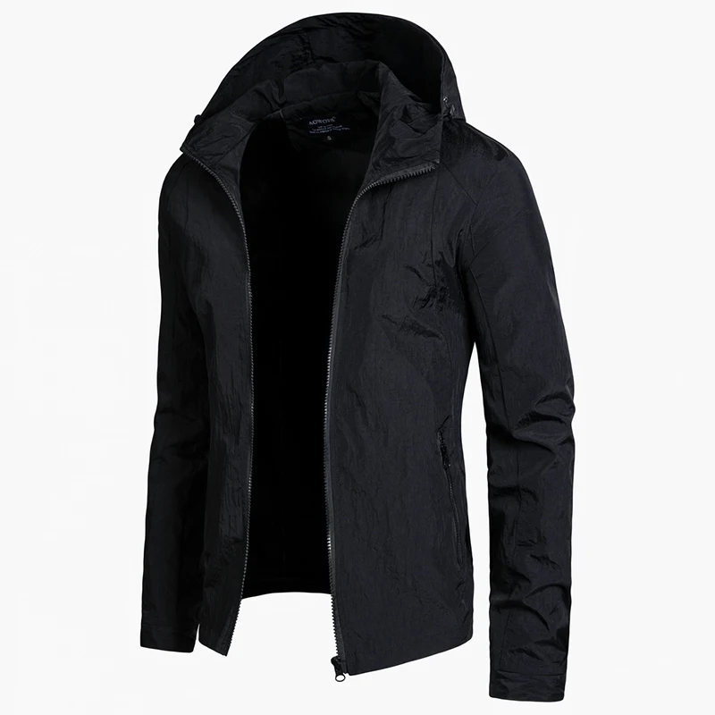 Новая мода 2020 европейский размер военная куртка с капюшоном пальто однотонная