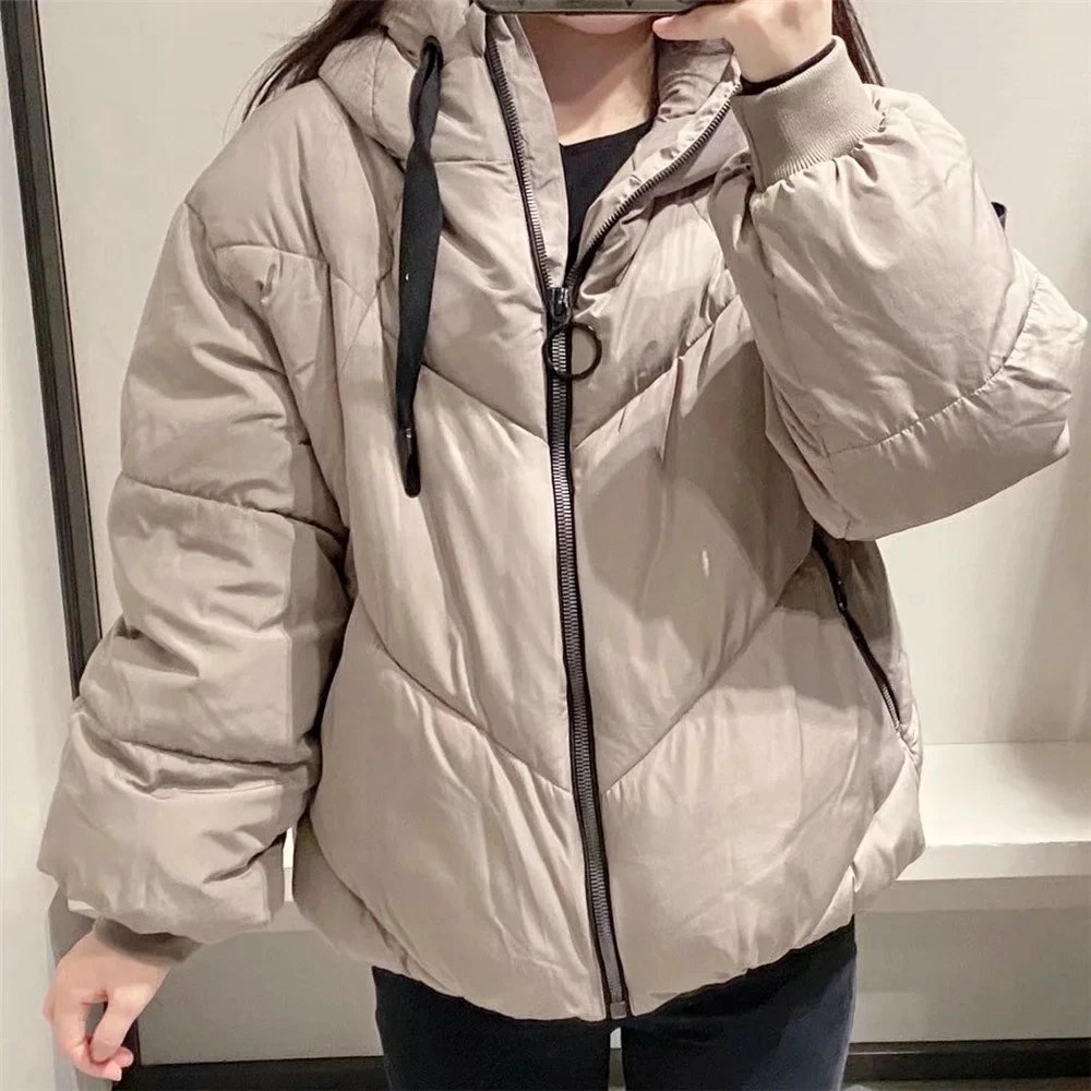 

Winter coat Thick Warm Hooded Parkas Coat Women winter Jacket Outwear Female Casual Loose Korean Overcoats 2020