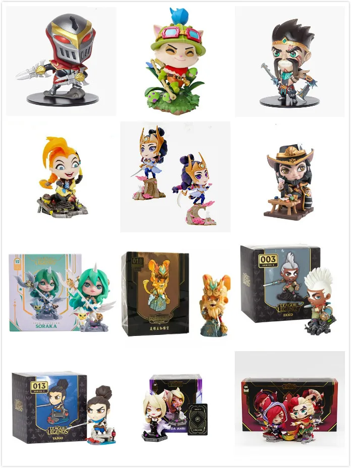 Игровая фигурка гангборд Miss Fortune katарина Наутилус Vi Braum Gragas Heimerdinger Poppy Kog Maw Gnar 10 см/3