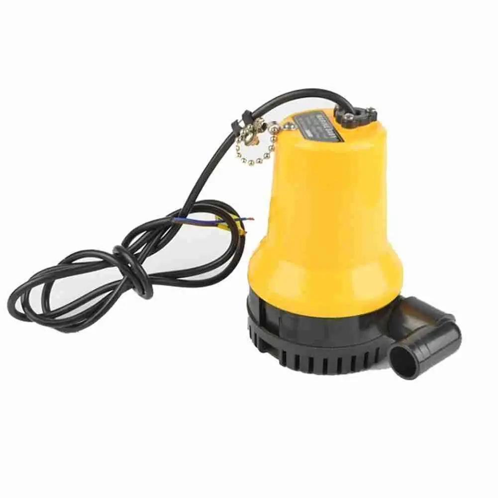 

12V Submersible Water Pump 1620GPH 6000L/H Clean Clear Dirty Pool Pond Flood Kit Marine Boat Automatic Bilge Water Pump