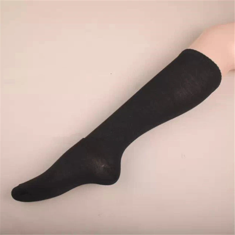 Длинные хлопковые носки для женщин до колена женские полосатые длинные дышащие