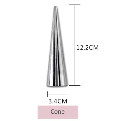 

12 Pcs Pastry Cream Horn Mold Waffle Cone Pastry Roll Horn Croissant Mold Cannoli Tubes Ice Cream Mold Baking Tool