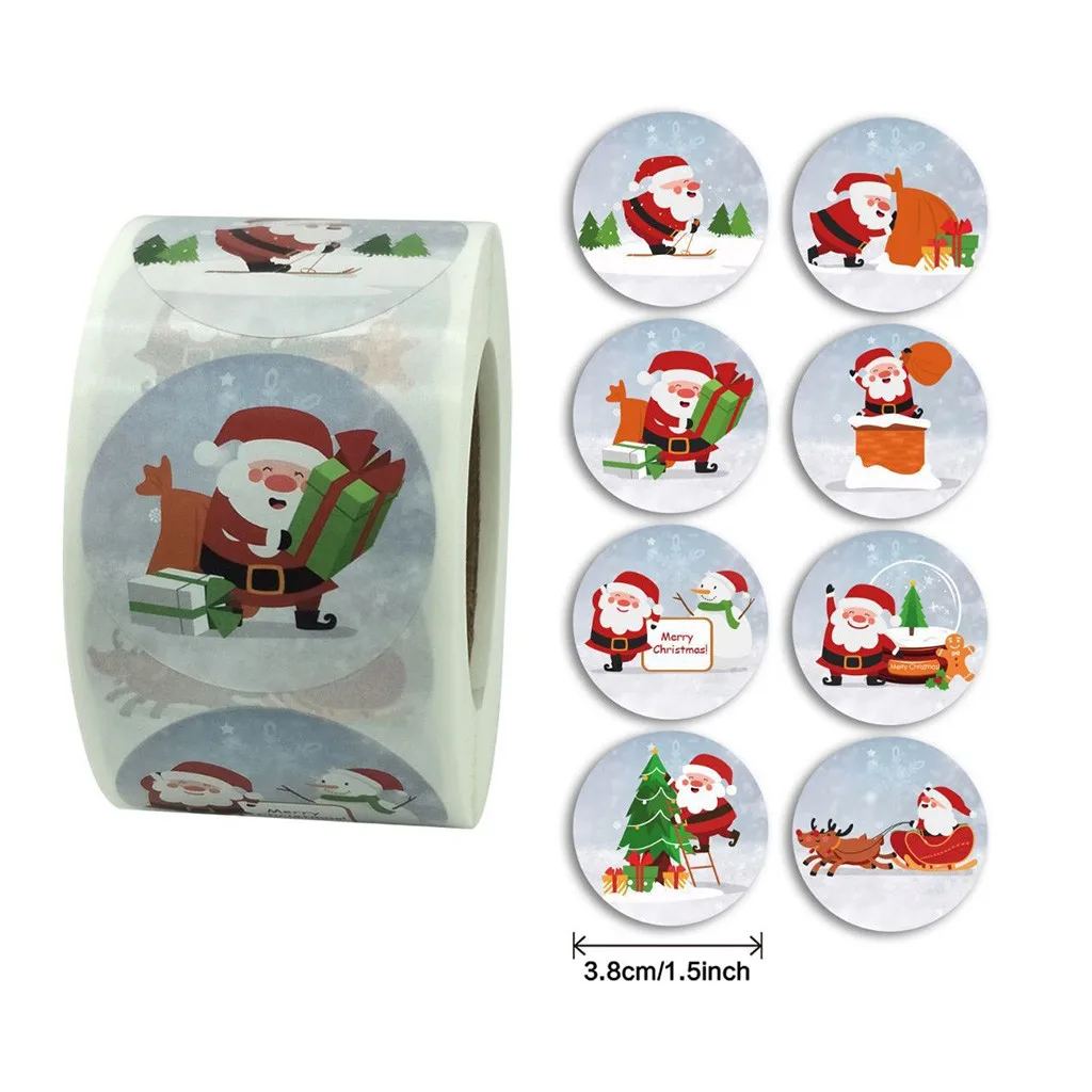 Бирки для рождественских подарков праздничный подарок наклейки декоративные