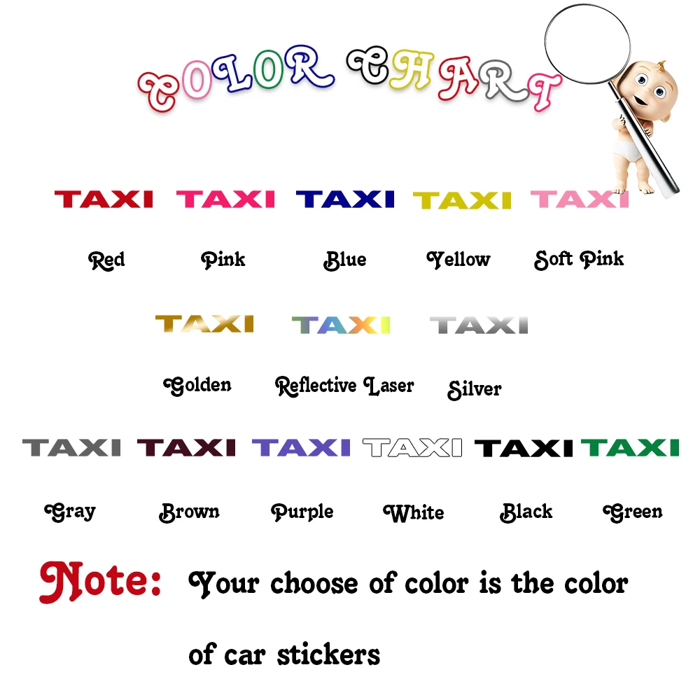 Дропшиппинг такси Авто Наклейка Смешные окна виниловые наклейки для автомобиля