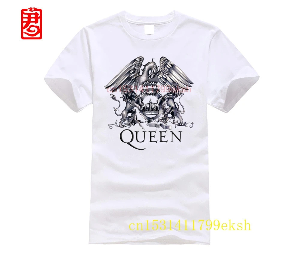 Футболка QUEEN Rock Band мужская с 3D принтом хлопковая рубашка круглым вырезом и