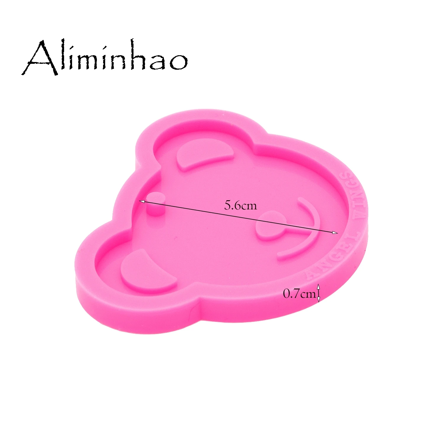 DY0392 формы в виде головы медведя форма для брелоков из силикона и эпоксидной смолы